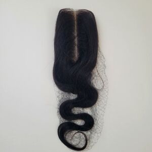 2X6 Transparent Closure 14" Bodywave, Natural Color